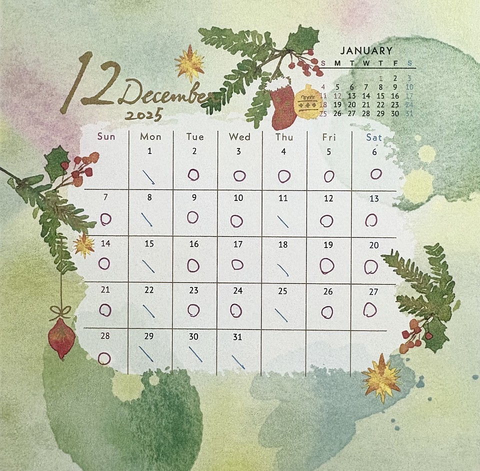 2025年　12月スケジュール